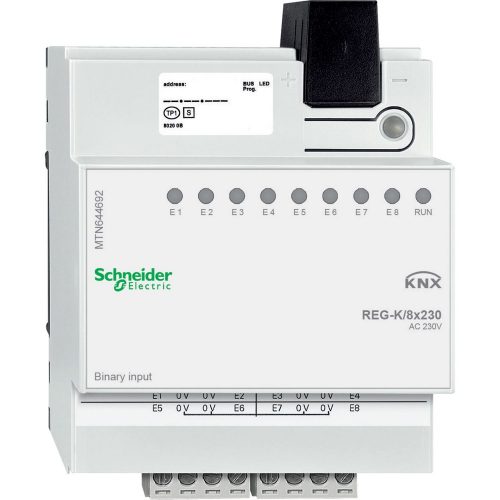 SCHNEIDER MTN644692 - Merten-KNX REG-K/8x230 bináris bemenet