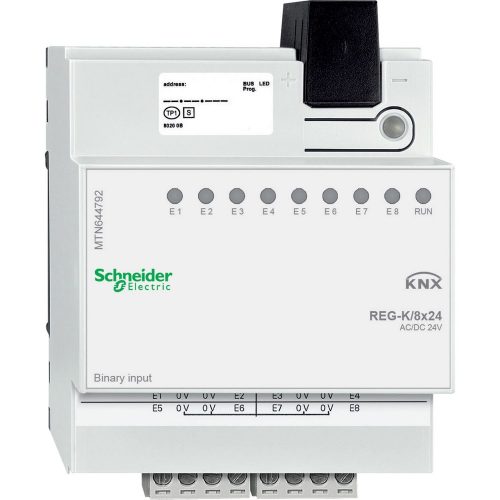 SCHNEIDER MTN644792 - Merten-KNX REG-K/8x24 bináris bemenet