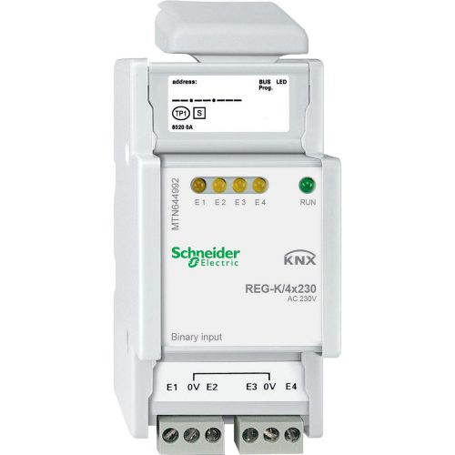 SCHNEIDER MTN644992 - Merten-KNX REG-K/4x230 bináris bemenet