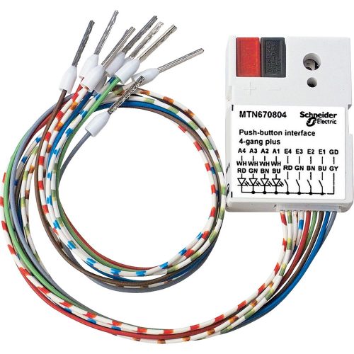 SCHNEIDER MTN670804 - Merten-KNX terepi bináris bemenet, 4-es