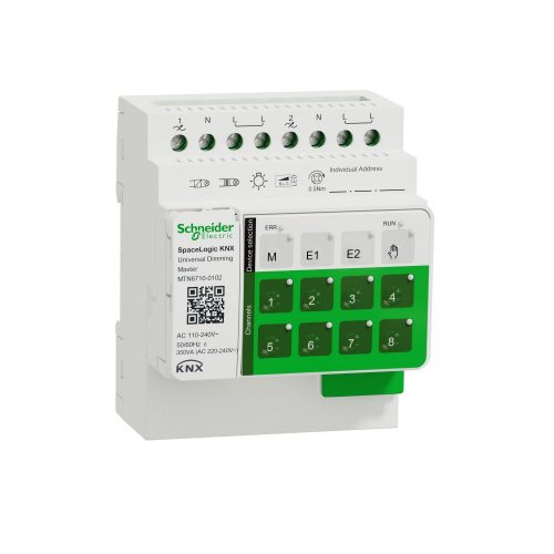 SCHNEIDER MTN6710-0102 - SpaceLogic KNX Dimmer, 2 csatorna, Master