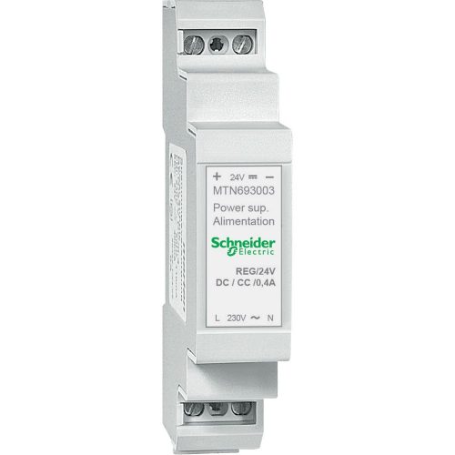 SCHNEIDER MTN693003 - Merten-KNX Tápegység REG, 24 V DC / 0.4 A