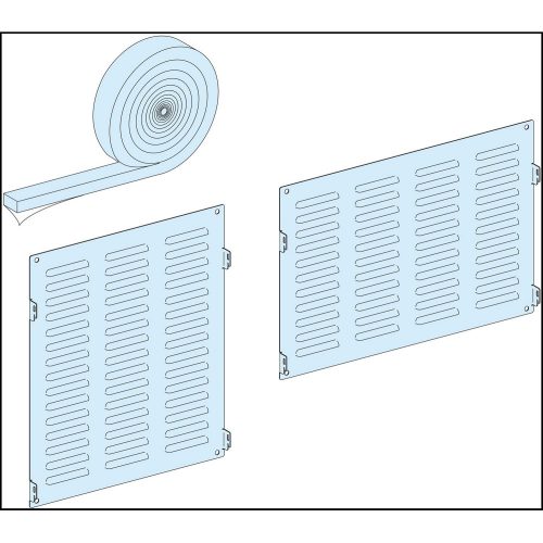 SCHNEIDER NSYS3D3215P - S3D elosztószekrény H300xW200xD150 szerelőlappal