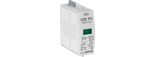 OBO-5099708 SurgeController V20 Levezető-betét napelemes rendsze 500V DC  - V20-C 0-500PV