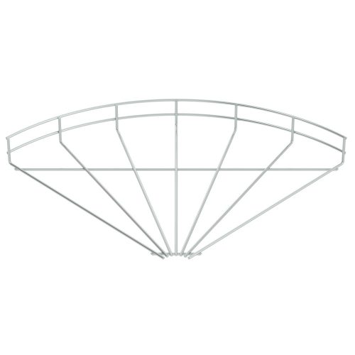 OBO-6001955 90°-os ív rácsos kábeltálcához 55x400 galvanikusan horganyzott, DIN EN 12329 - GRB 90 540 G