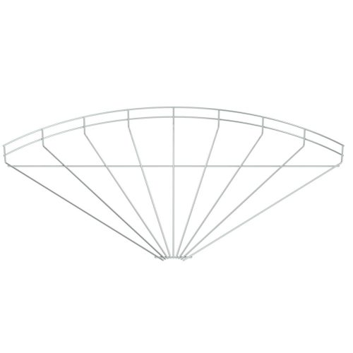 OBO-6001971 90°-os ív rácsos kábeltálcához 55x600 galvanikusan horganyzott, DIN EN 12329 - GRB 90 560 G