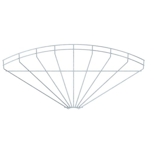 OBO-6002250 90°-os ív rácsos kábeltálcához 55x500 merítetten tűzihorganyzott, DIN EN ISO 1461 - GRB 90 550 FT