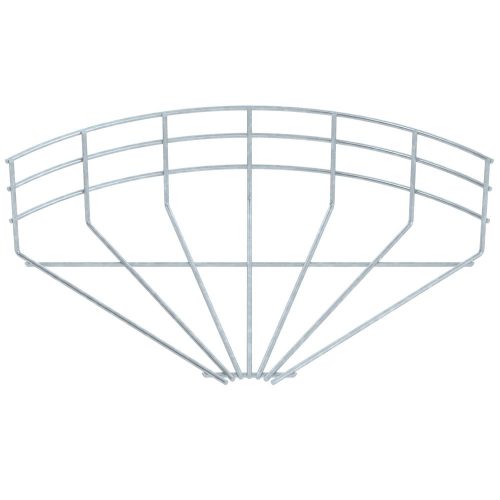 OBO-6002323 90°-os ív rácsos kábeltálcához 105x300 merítetten tűzihorganyzott, DIN EN ISO 1461 - GRB 90 130 FT