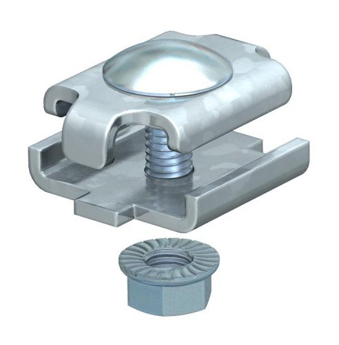 OBO-6016596 toldásponti összekötő rácsos kábeltálcához 0 galvanikusan horganyzott, DIN EN 12329 - GSV 34 G