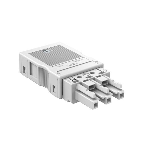 OBO-6108952 csatlakozó fehér 3-pólusú, WINSTA 76x35x15 fehér - BT-WIN 3P W