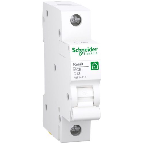 SCHNEIDER R9F14113 - RESI9 kismegszakító, 1P, C, 13A