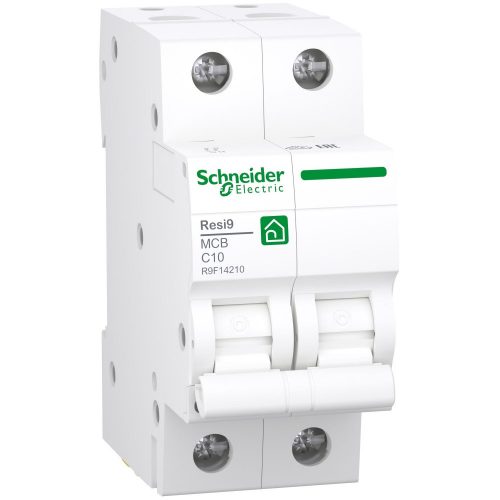 SCHNEIDER R9F14210 - RESI9 kismegszakító, 2P, C, 10A