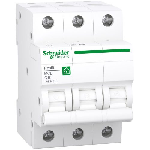 SCHNEIDER R9F14310 - RESI9 kismegszakító, 3P, C, 10A