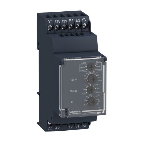 SCHNEIDER RM35S0MW - Zelio Control sebességfigyelő relé, 1CO, 5A, 24…240VAC/DC