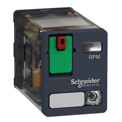 SCHNEIDER RPM22P7 - Zelio RPM teljesítményrelé, 2CO, 15A, 230VAC, tesztgomb, LED