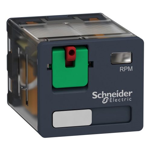 SCHNEIDER RPM31F7 - Zelio RPM teljesítményrelé, 3CO, 15A, 120VAC, tesztgomb