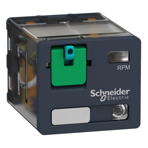 SCHNEIDER RPM32BD - Zelio RPM teljesítményrelé, 3CO, 15A, 24VDC, tesztgomb, LED