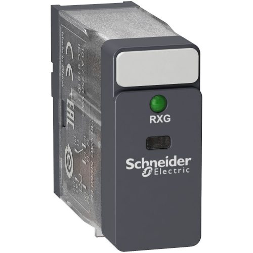 SCHNEIDER RXG13B7 - Zelio RXG Interfész relé, 1CO, 10A, 24VAC, LED