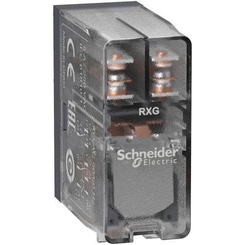 SCHNEIDER RXG25B7 - Zelio RXG Interfész relé, 2CO, 5A, 24VAC