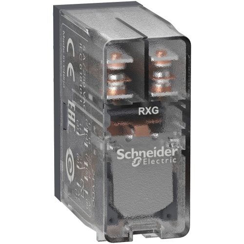 SCHNEIDER RXG25BD - Zelio RXG Interfész relé, 2CO, 5A, 24VDC