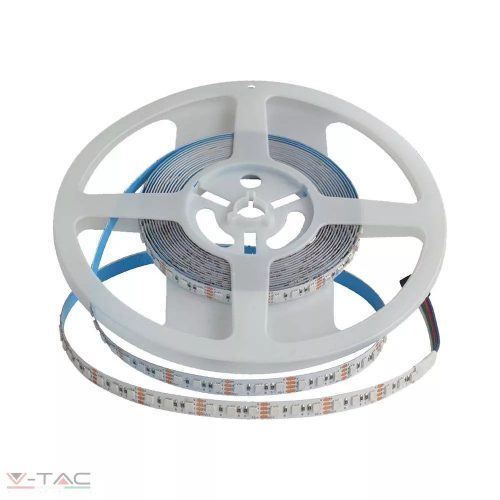 12W LED szalag SMD3535 - 120 LED/m 24V IP20 RGB - 10556 (5 méter) V-TAC