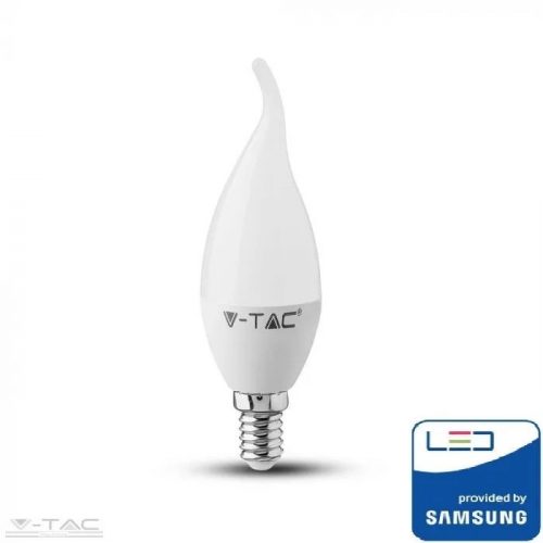 V-TAC-SKU118 - 5,5W LED izzó Samsung chip E14 gyertyaláng 4000K - PRO118