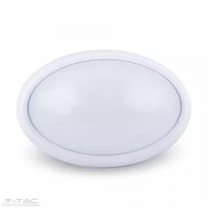 V-TAC-SKU1264 - 8W LED Mennyezeti lámpatest ovális fehér 3000K - 1264