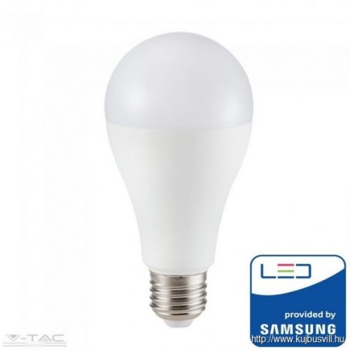 V-TAC-SKU159 - 15W LED izzó Samsung chip E27 A65 3000K 5 év garancia - PRO159