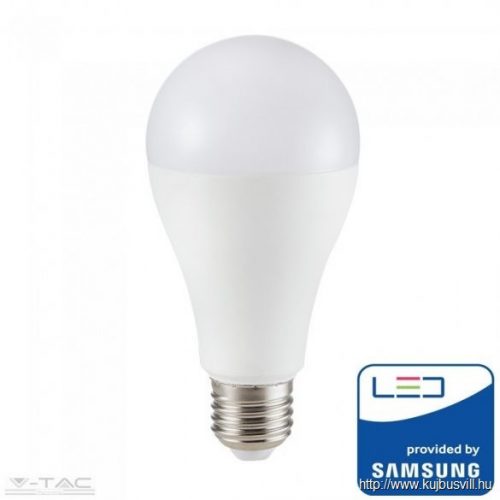 V-TAC-SKU162 - 17W LED izzó Samsung chip E27 A65 3000K 5 év garancia - PRO162