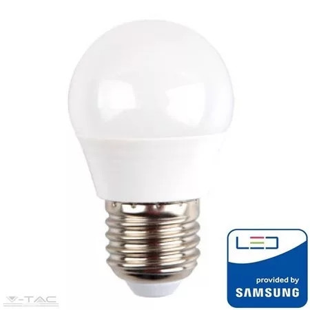 V-TAC-SKU175 - 5,5W LED izzó Samsung chip E27 G45 4000K 5 év garancia - PRO175