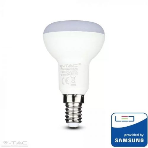 V-TAC-SKU21139 - 4,8W LED izzó Samsung chip E14 R50 4000K 5 év garancia - 21139