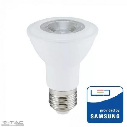 5,8W LED izzó E27 PAR20 Samsung chip 3000K - 21147 V-TAC