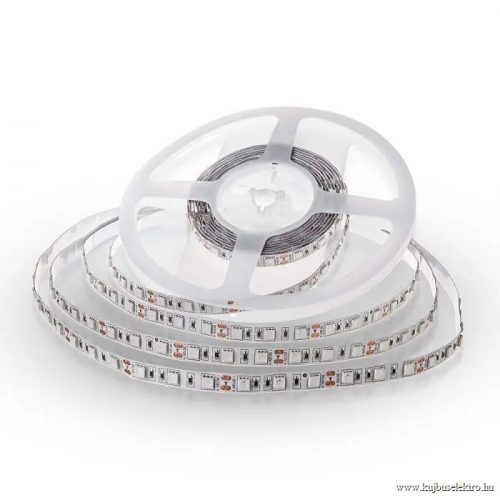 V-TAC-SKU212122 - 11W LED szalag 5050 - 60 LED/m Meleg fehér (nem vízálló) - 212122 (Csak 5m-es tekercsben rendelhető - NEM vágjuk!)