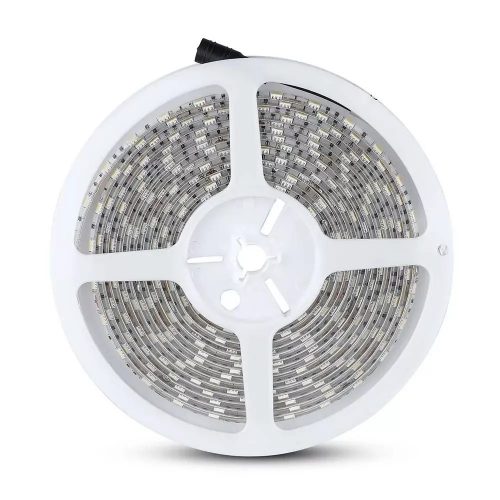 V-TAC-SKU212149 - 11W LED szalag 5050 - 60 LED/m Meleg fehér IP65 - 212149 (Csak 5m-es tekercsben rendelhető - NEM vágjuk!)