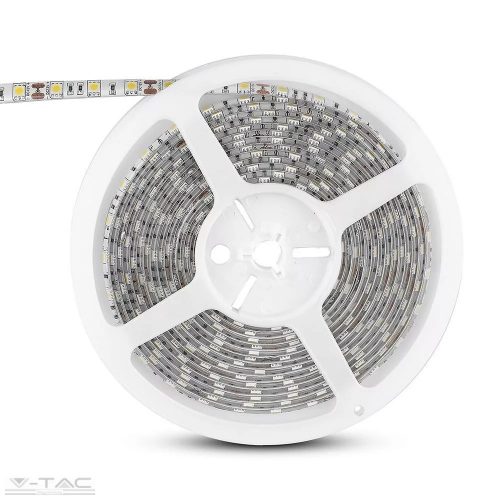 V-TAC-SKU212155 - 7W LED szalag 5050 - 60 LED/m RGB IP65  - 212155 (Csak 5m-es tekercsben rendelhető - NEM vágjuk!)