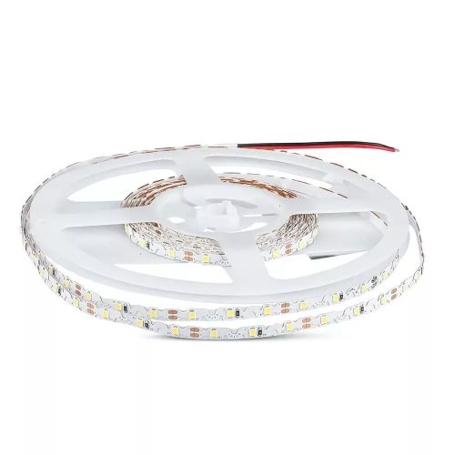 V-TAC-SKU212559 - 4W LED szalag SMD2835 - 60 LED/m Meleg fehér IP20 - 212559 (Csak 5m-es tekercsben rendelhető - NEM vágjuk!)