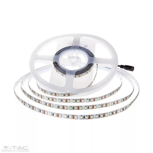 V-TAC-SKU212597 - 12W LED szalag SMD2835 - 168 LED/m 24V IP20 4000K - 212597 (Csak 5m-es tekercsben rendelhető - NEM vágjuk!)