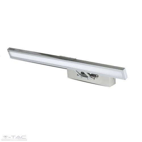 V-TAC-SKU213984 - 9W LED-es üveg tükörvilágítás állítható króm 3000K - 213984