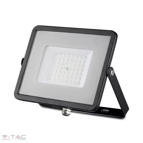 50W LED reflektor Samsung chip fekete 3000K - 21406 V-TAC