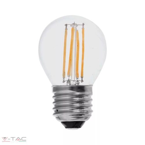 4W Retro LED izzó Filament E27 G45 Meleg fehér - 214306 V-TAC