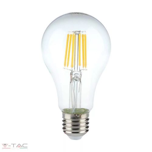 10W Retro LED izzó Filament E27 A67 Napfény fehér - 214411 V-TAC