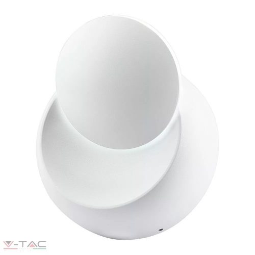 V-TAC-SKU217093 - 5W LED fali lámpa fehér forgatható kör 4000K - 217093