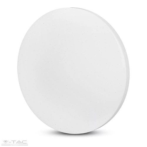 V-TAC-SKU217604 - 18W LED csillogó burás kör mennyezeti lámpa állítható színhőmérséklet - 217604