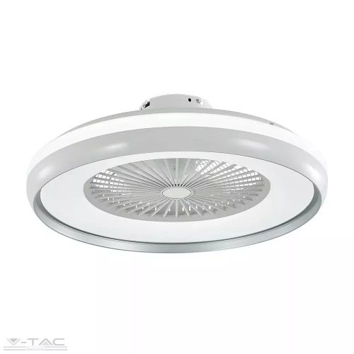 45W Szürke gyűrűs ventilátor 35W beépített világítással CCT 3 IN 1 távirányítóval - 217935 V-TAC