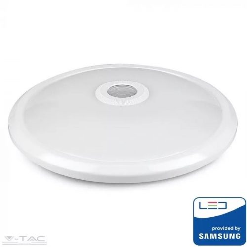 V-TAC-SKU21808 - 12W Mozgásérzékelős mennyezeti lámpa Samsung chip 4000K - PRO21808