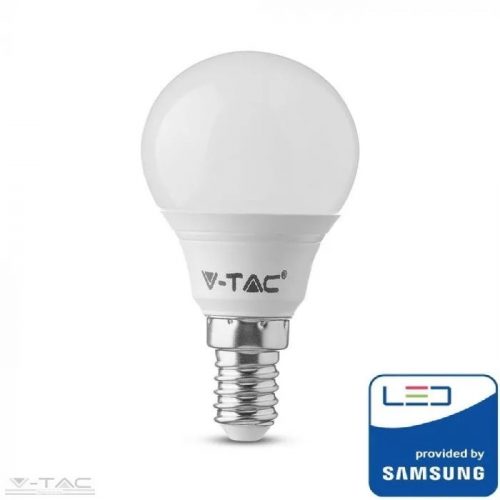 6,5W LED izzó Samsung chip E14 P45 4000K 5 év garancia - 21864 V-TAC