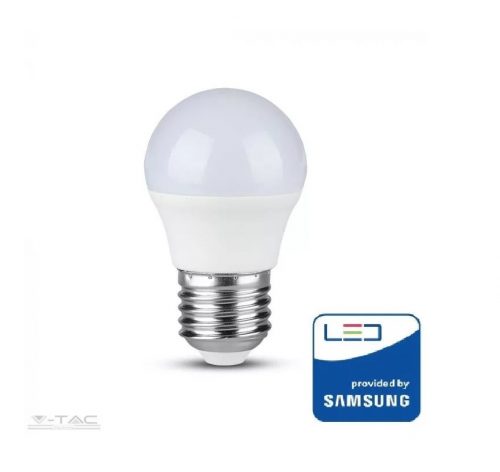 V-TAC-SKU21868 - 6,5W LED izzó Samsung chip E27 G45 6500K 5 év garancia - PRO21868