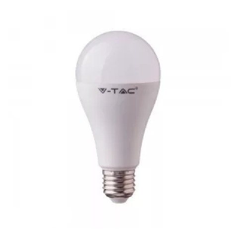 V-TAC-SKU2373 - 9W LED izzó E27 A70 beépített készenléti akkumulátorral 6400K - 2373