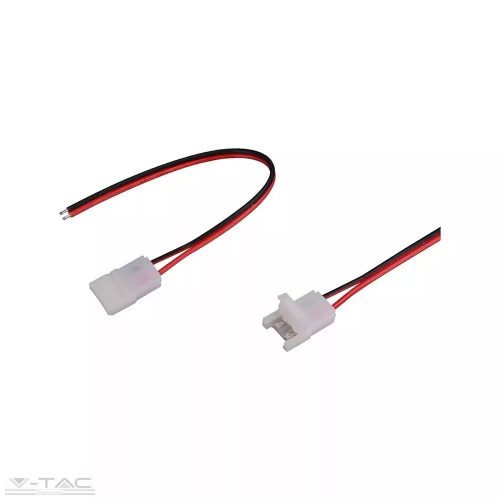 V-TAC-SKU2660 - Csatlakozó 10 mm-es LED szalaghoz köthető vezetékkel - 2660