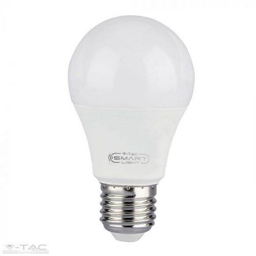 V-TAC-SKU2751 - 10W Wifis smart LED izzó E27 A60 RGB + CCT - 2751